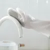 Hushållsrengöringshandskar Hotel Pot Bowl Clean Silicone Gloves Kök Desktop Cleaning Stain Remover Magic Brush Glove BH6831 WLY
