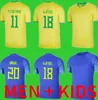 2022 2023 Camiseta de futbol paqueta coutinho brazils futbol formaları futbol gömlek firmino brasil 22 23 Maillots Marquinhos Vini Jr Antony Silva Dani Alves erkek çocuklar