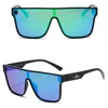 QS808 Lunettes de soleil de mode Men Femmes Extérieur grand cadre Sports surdimensionnés Goggle Wholesale Beach Sun Glasses Colorful UV400 220624GX