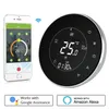 Smart Home Control WiFi Voice Remote Boiler Thermostat Backlight 3A Wekelijks programmeerbaar LCD -touchscreenwerk met Alexa Google251V