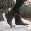 Tuinanle Boots Женщины высококачественные микрофибры мягкие резиновые дизайнерские ботинки короткие плюшевые бои для женщин Botas de Mujer 220813