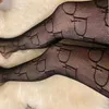Sexy Letter Mesh Lace Tights Hosiery Women Fashion Panty Hose White Black High Quality Long Stockings