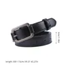 Belts Black For Women Men Metal Pin Buckle Adjustable Waist Belt PU Leather Jeans Pants Fashion Student WaistbandBelts