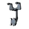 Universal 360° Rotatable Retractable Car Phone Holder Rearview Mirror Driving Recorder Bracket DVR/GPS Mobile Phone Support