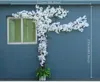 New Luxury DIY Cherry Blossom Tree Rattan Flower Wall Artificial Sakura Fake Plants Wall Christmas Tree Wedding Party Home Decor