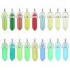 New Style Luminous Stone Charms Hexagonal Prism Glass Crystal Glow Light In The Dark Pendant for Jewelry Making Necklace Accessories