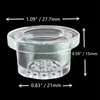 Silikonowa szklana miska zamiennik z 9 otworami o strukturze plastra miodu grube szklane borokrzewowe szkło powszechne do gumowych rur i misek