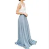 USwear Maxi Long Tulle s elastisk midja Kvinnlig elegant bröllop brudtärna tutu kjol för kvinnor faldas para 220611