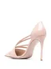 Sexy Fine Heeled summer new sandals mesh pointed Lace-Up 2022 Office Career Thin Medium Ladies Pumps