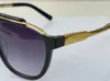 Designer óculos de sol Men marca de luxo Retro Vintage Moda Gold Gold Gold Square Black Gold Frames Millionaire Mascot Mulheres UV 400 0936