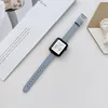 الساعات الفاخرة جلد حقيقي سليم لون الصلبة الأشرطة الذكية ل iwatch 6 5 4 41mm 45mm ل Apple Watch Serie 7