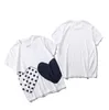 2022 Nouvelle marque de mode Womens t-shirt designer haut de gamme coton amour broderie Harajuku mens t-shirts Couples grande taille SU S-2XL