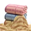 Asciugamano Asciugamani da bagno per adulti 100 Cotone Spiaggia Capelli morbidi e spessi Asciugamani ad alto assorbimento Abito avvolgente per bambini 70x140cmAsciugamano