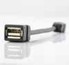 Siyah USB Bir dişi mini 5p USB B Erkek Dönüşüm Adaptörü Otg Dönüştürücü Kablosu Telefon Tablet MP3 MP4
