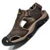 サンダルサンダレットサンダリアマンパラサンダリベラノメンズダホムブレ本物のcuir uomo zandalias Shoes Sandalen Sandals-Men Summersanda