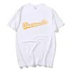 Camisetas masculinas de alta qualidade masculino Dreamville T camisetas curtas T-shirt Solid Casual Cotton Tee Camiseta de verão Roupas de verão