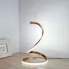 Masa lambaları Modern LED spiral lamba göz koruması Okuma Işık USB Powered Gece Yatak Odası Başucu Masası Hometable için Dekoratif