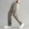 Men's Pants Middle Aged Men Business Straight Trousers 95% Cotton Stretch Elastic Joggers Loose Size 6xl Cargo