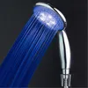 Kolorowa głowica prysznicowa LED Kolorowa anionowa spa pod ciśnieniem Woda Oszczędzanie temperatury Kontrola Temperatura Ręcznie duży deszcz 220809