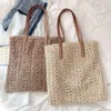 Straw Bag Beach Women One-shoulder Bags European And American Simple Leisure Vacation Travel Tide Good Quality Woven hangbag CCE13700