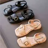 Sandali per ragazze Scarpe estive per bambine con suola morbida Scarpe da principessa per bambini Scarpe moda per bambini traspiranti Sandali moda G220418