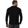 T-shirt termica da uomo a maniche lunghe in lana merino al 100% Base Laye Camicia in lana merino 250g traspirante e traspirante anti-odore 220505