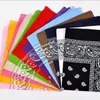 Fashion Polyester Bandana Square Scarf For Women Men Hoofdband Hoofddeksels Dubbelzijdige hoofdafwikkel Haaraccessoires