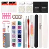 NXY Nail Art Kits Kit complet 20 couleurs Gel Polon avec la lampe Top Base Coat Glitter Vernis Decoration Profession Tools DIY Tools 2206099171712