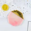 Resin Silicone Molds Nordic Style Geometric Shape Round Square Jewelry Placement Plate DIY Tableware Coaster Mould