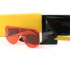 Retro Street Bagieette Hip Hop Sport Wind Beach Medusaes Shield Okulary przeciwsłoneczne metalowy projekt designerski dyskoteka okulary przeciwsłoneczne dla kobiet pędzel le 322h