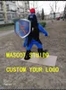 black knight mascot costume spartan trojan costume custom fancy dress anime cartoon character carnival costume 41982