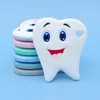 Dentes fofos moldam os dentes de silicone com comida de bebê brinquedos de dentição amassados ​​soothers crianças mastigáveis ​​brindes presentes