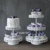Autres ustensiles de cuisson SWEETGO 2/3 niveaux Cupcake Stand Décoration de gâteau de mariage pour l'événement de fête Candy Bar Outils de décoration de la maison Cuisine