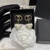 Luxus Marke Designer Hohe Qualität Runde frauen Kristall Strass Perle Ohrringe Hochzeit Party