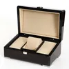 Watch Boxes & Cases Luxury Premium Wooden Box Single Gird Whit Tote Bag Book Card Tags And Papers In English Booklet Jewelr