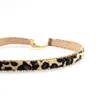 Chokers Fashion Leopard Pu Leather Sexig Simple Choker Halsband för WomenChokers Godl22