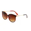 1pcs lunettes de soleil de mode lunettes de soleil lunettes de soleil designer hommes femmes étuis marron cadre en métal noir foncé