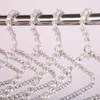 Klädhylla kristallpärlor pärlkläder hängare nonslip triangel båge bröllop klänning utställning dräkt butik klänning ram