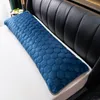 Hiver épaissir doux longue taie d'oreiller pour lit simple côté velours tissu matelassé oreiller couvre amoureux Couple dormir taies d'oreiller 220517