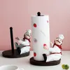 Resin Chef Figurine Toilet Bathroom Table Home Decorative Tissue Boxes Roll Paper Kitchen Napkin Holder 220624
