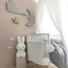 3pcs/set Moon Star Wall Decor INS Nordic Style Cotton Cloud Ornaments Kids Room Decorations Wall Stickers pography props 220407