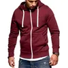 Kb Nieuwe Mannen Truien Sudaderas Rits Sudadera con capucha Hombre Suéter Effen Kleur Hombre Sudaderas con capucha Voor Mannelijke L220730