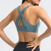 Yoga Kıyafet Nepoagym Ruhsal Kadınlar Criss-Cross-Cross Strappy Yastıklı Fırçalı Spor Sütunları Orta ve Yüksek Destek Egzersiz için ayarlanabilir kanca ile