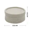 Broyeur d'herbes de tabac PE biodégradable de 56 mm Accessoires pour fumer Broyeurs d'herbe en plastique à 2 couches