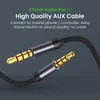 Cavo audio Jack da 3,5 mm maschio a maschio Cavo di prolunga AUX da 3,5 mm per cuffie per altoparlanti Auto per Xiaomi Redmi 5 plus Cavo AUX 1/2/3 M