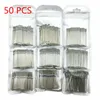 50 PCSSet Drill Bit Set For Nails Cutter Dental Diamond Grind Polish Burs Lab Polisher 235mm Shank Nail Tools 2205186853611