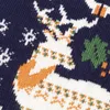 カーディガンクリスマス服男の子の女の子セーターチャイルドプルオーバーキッズ秋の冬の底底服子供編み衣料品