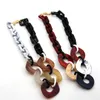 Chokers Resin Long Necklace Frosted Plastic Bohemian Collar Jewelry Gift WholesaleChokers Sidn22