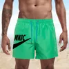 Men Brand Logo Print Shorts Swimpak Pocket Snel droge zwem shorts voor nieuwe mannen Swimwear Summer Bathing Beach Wear Swim Trunks Surfen Surfen