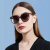 Okulary przeciwsłoneczne kota oko gradient spolaryzowane luksusowe eleganckie damę na zewnątrz odcienie podróży żeńskie UV ochrona okręgowni